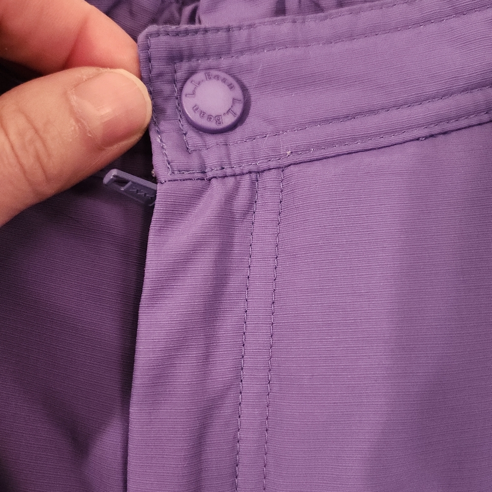 L.L. Bean OACM2 Snow Ski Active Outdoor Thinsulate Pant Pink/Purple Girls Size 1 - Picture 6 of 14